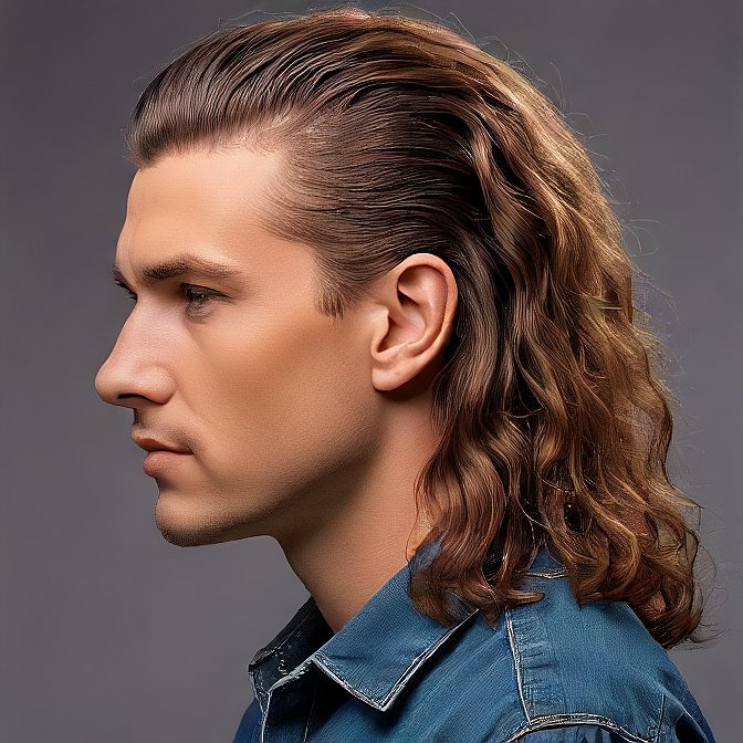 curly mullet