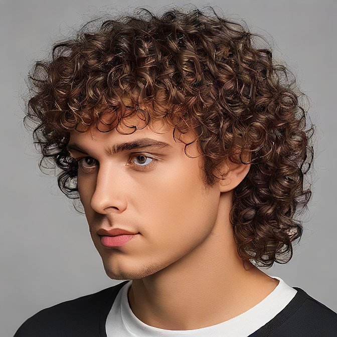 Curly Mullet