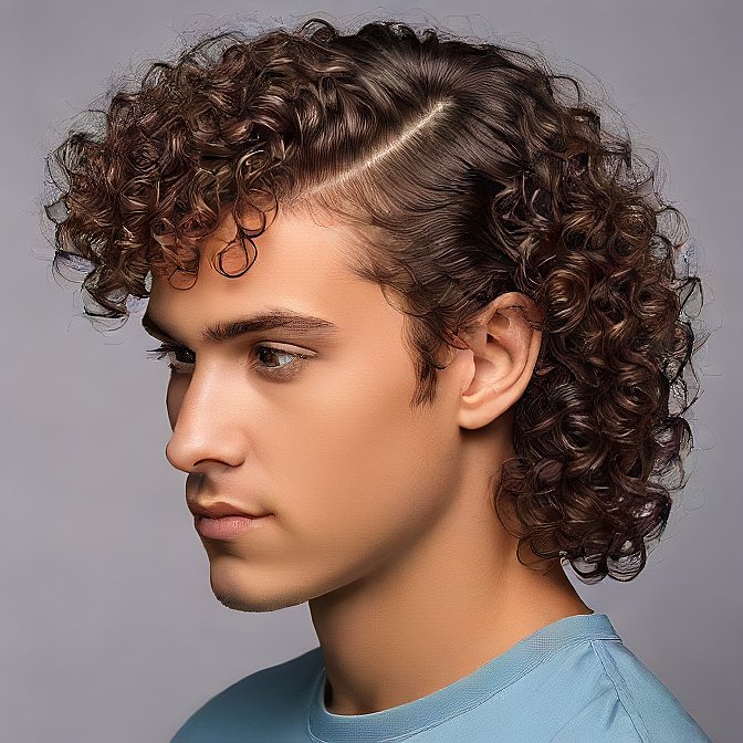 Curly Mullet