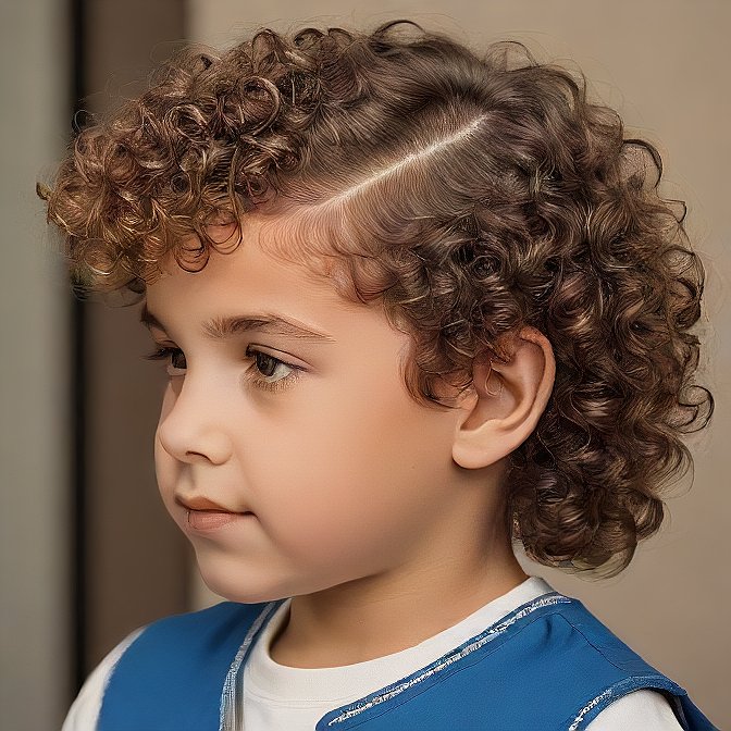 Curly Mullet