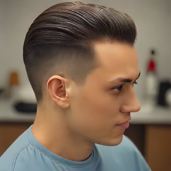 slickback haircut