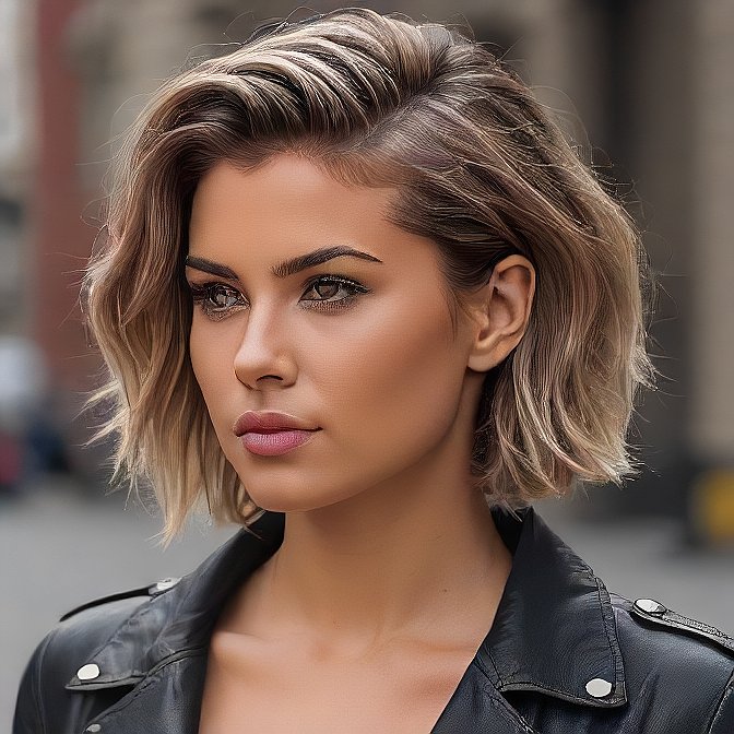 wolf cut
