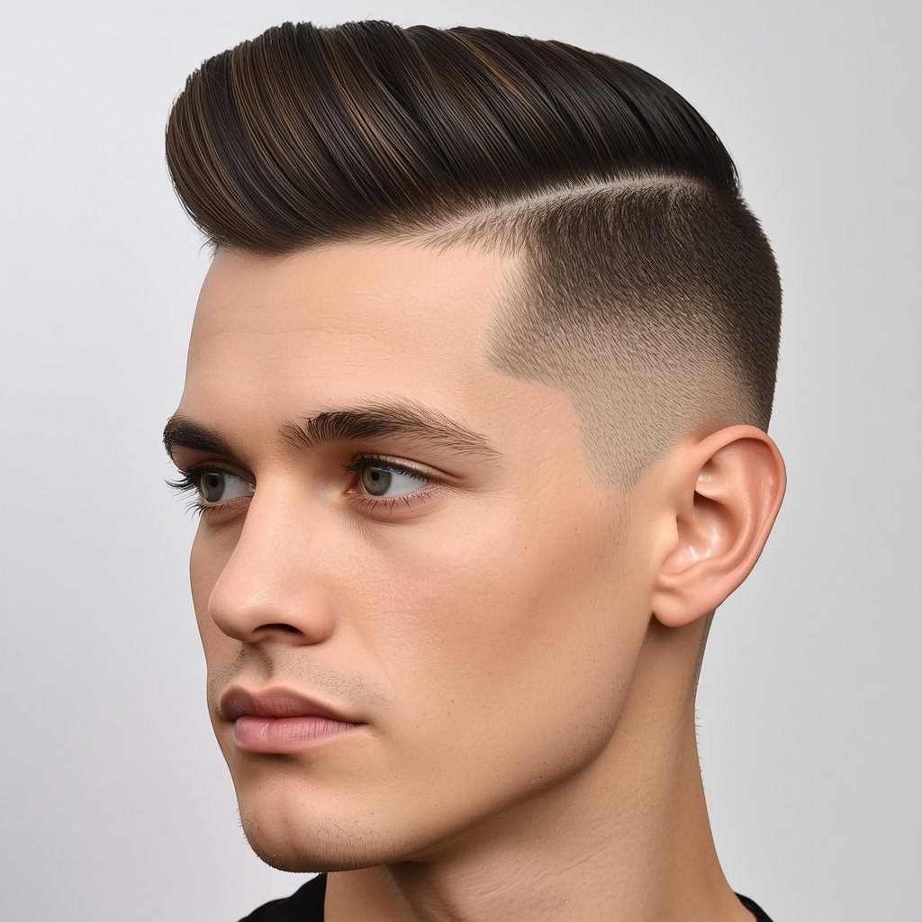 Pompadour haircurt