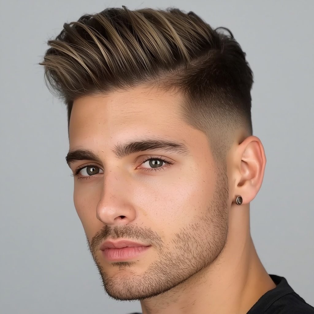 Quiff haircut