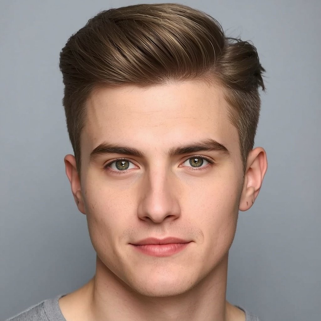 Quiff haircut