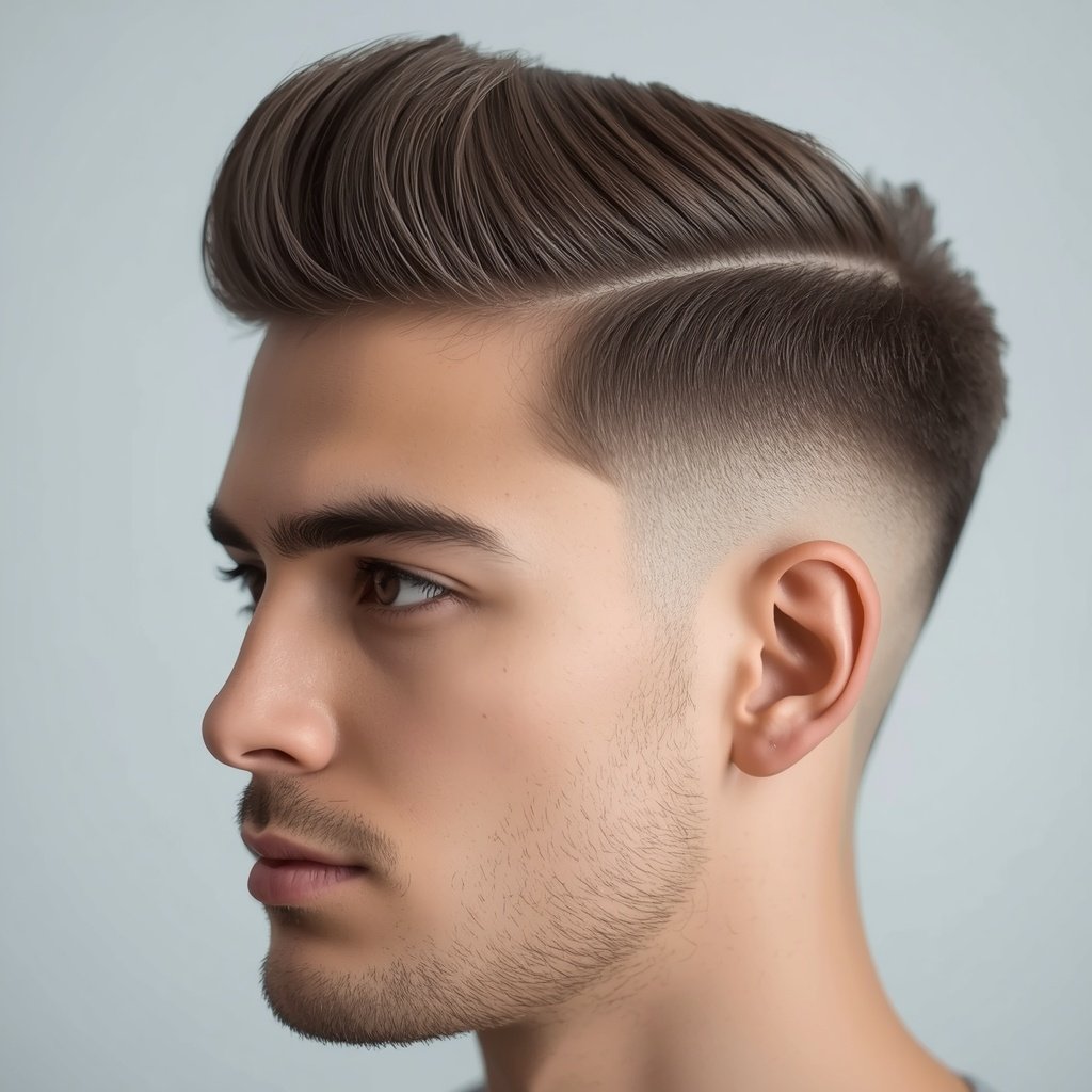 Quiff haircut