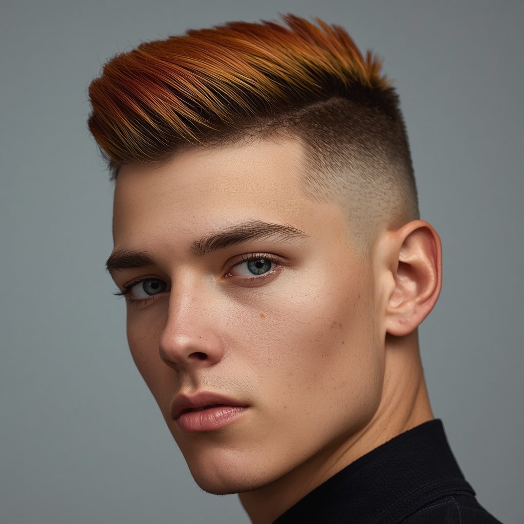 Mohawk haircut