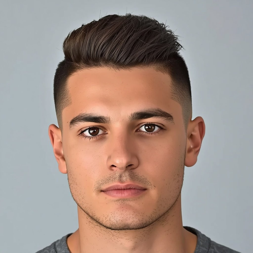 Mohawk haircut