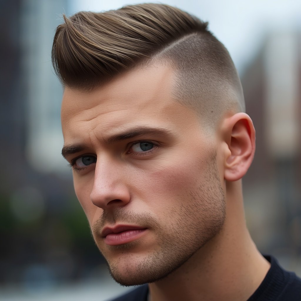 Mohawk haircut