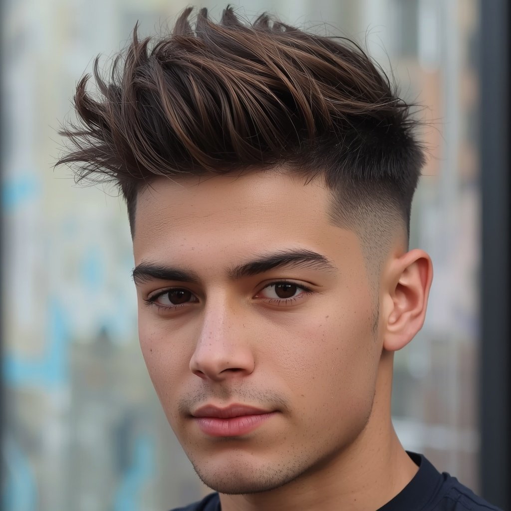 Spikky haircut